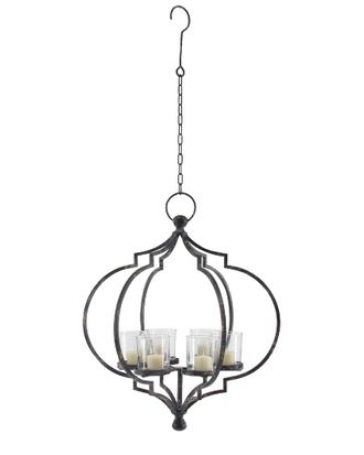 UMA Enterprises Inc. Open Caged Hanging 6-Slot Candelabra With Hook