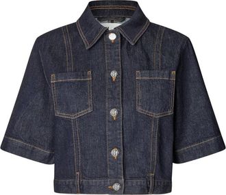 Baum Und Pferdgarten Dames, Blouses & Shirts, Blauw, Maat: S Katoen