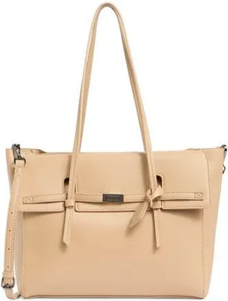 Steve Madden Reyden Belted Tote Bag in Stone at Nordstrom Rack