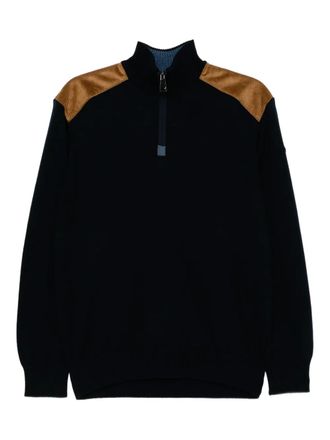 Paul & Shark wool half-zip jumper - Blue
