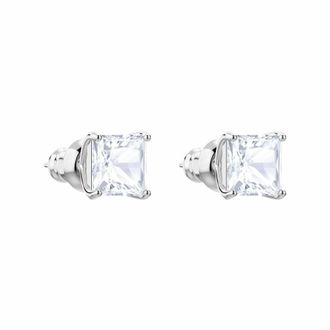 Swarovski Attract Oorbellen - Dames - Oorbellen - Grijs - ONE Size - Accessoires