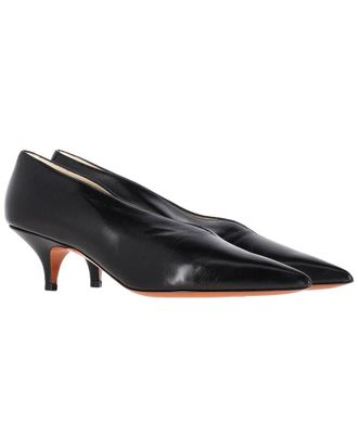 Celine Celine Womens Leather Pointed Toe Pump (Authentic Pre-Loved)