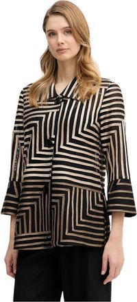 Joseph Ribkoff Dames, Blouses & Shirts, Zwart, Maat: XL Spandex