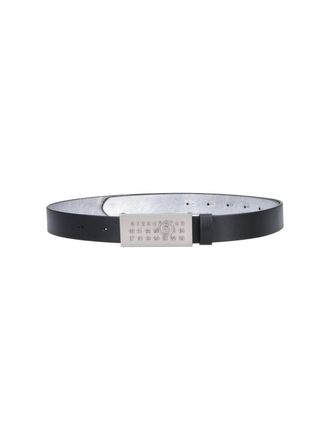Maison Margiela Adjustable Black Leather Belt