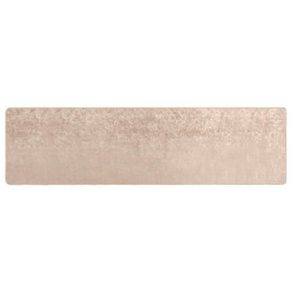 vidaXL Pasillo De Alfombra Marsa Beige 80 X 350 Cm Poli&eacute;ster Y Pvc Vidaxl