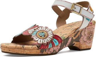 L'Artiste by Spring Step Luvinlife Womens Wedge Shoes White : EU 42 (US Womens 10.5-11) M, Leather