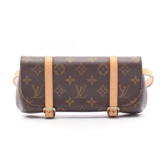 Louis Vuitton Brown Monogram Monogram Leather Fanny Pack Pochette (Pre-Owned)
