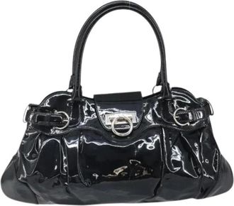 Ferragamo Pre-owned Handbags, female, Black, Size: ONE SIZE Pre-owned Handbag