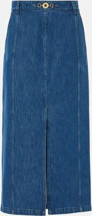 Patou Denim maxi skirt