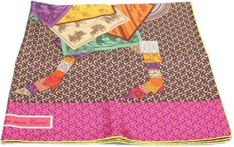 Hermès Pre-owned Womens Printed Silk Scarf - Multicolour Metal - One Size