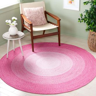 Safavieh Cape Cod Hand Made Area Rug, Red / Pink Solid / Tonal Style Non-Shedding