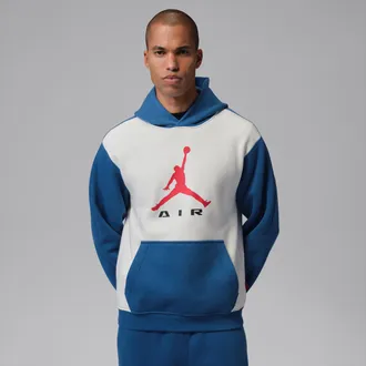 Nike Jordan Mens Jordan Brooklyn Pullover Hoodie in Black | IM8975-013