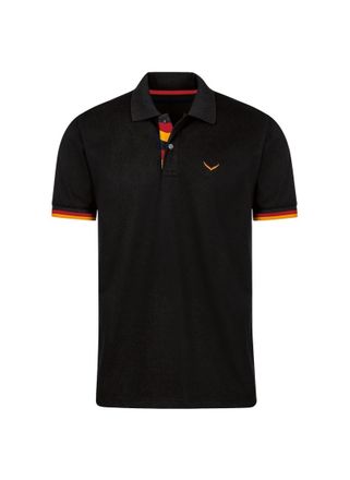 Trigema Poloshirt TRIGEMA TRIGEMA Deutschland Poloshirt, Herren, Gr. 4XL, schwarz, 100% Baumwolle, Basic, Shirts Poloshirt