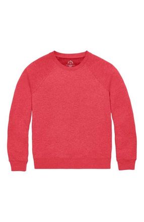 primary Adult Cozy Fleece Sweatshirt in Heather Cherry at Nordstrom, Size Xx-Large