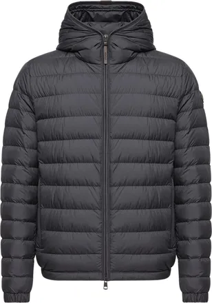 Moncler Moncler Solienn Hooded Short Down Jacket, Men, Blue, Size: 0