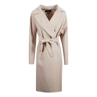 Max Mara Jassen, Dames, Bruin, XS, Wol, Cappotto Double