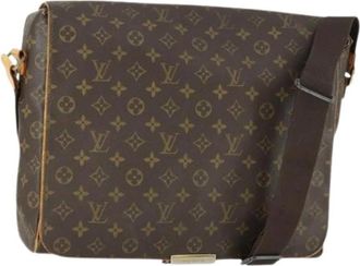 Louis Vuitton Pre-owned Cross Body Bags, female, Brown, Size: ONE SIZE Pre-owned Canvas Cross Body Bag