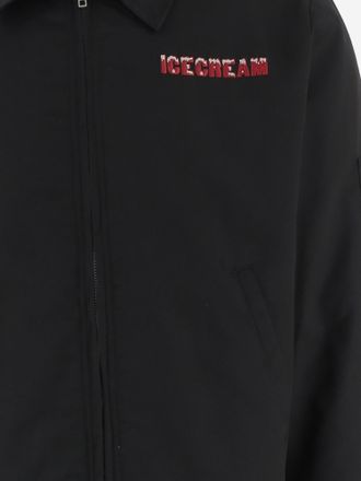 Icecream Logo-Embroidered Jacket - Black