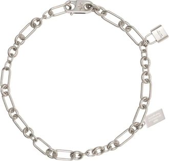 Acne Studios Padlock Chain Necklace - male - Acne Studios - Necklaces - Gray - ONE SIZE - Accessories