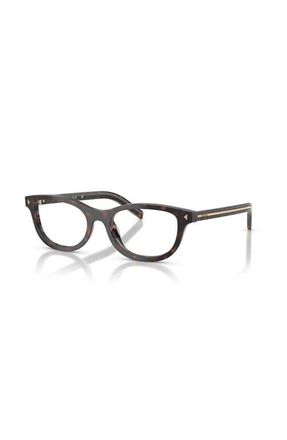 Prada 52mm Oval optical glasses in Tortoise at Nordstrom