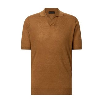 FILIPPO DE LAURENTIIS Round-neck Knitwear, male, Orange, Size: 3XL Round-neck Knitwear