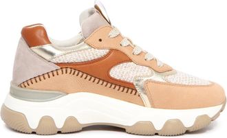Hogan Hyperactive Slip-On Schoenen met Memory Foam - Dames - Sneakers - Bruin - 38 1/2 EU - Leer - Schoenen