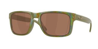 Oakley OO9244 HOLBROOK Asian Fit Polarized 924482 Mens Sunglasses Green Size 56