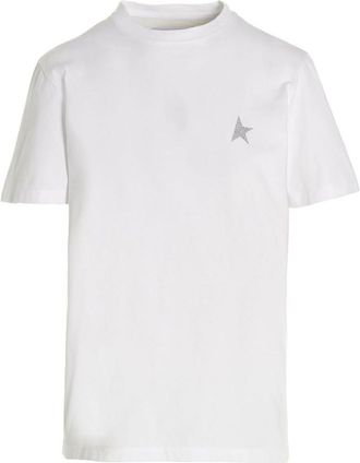 Golden Goose White T-shirt Small Star
