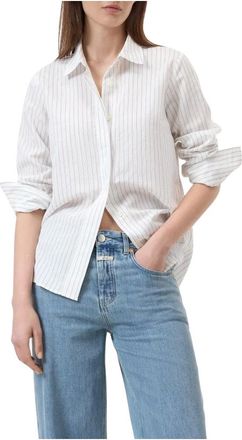 Closed Overhemden, Dames, Wit, L, Camisa Closed