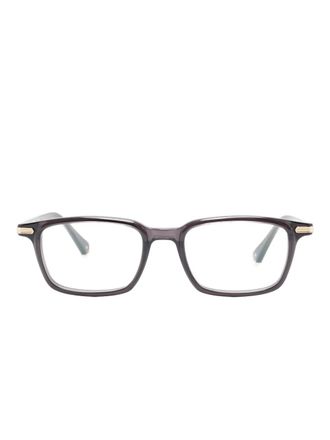 Cartier rectangle-frame glasses - unisex - Acetate - 51 - Black
