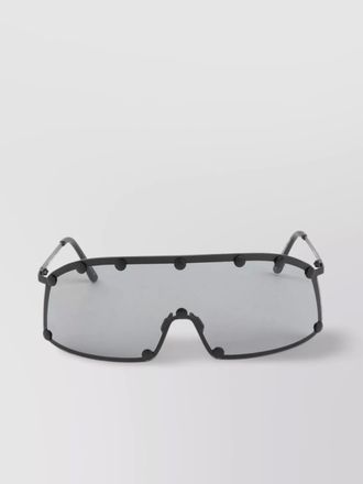 Rick Owens stainless steel oversized sunglasses