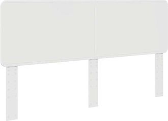 vidaXL Headboard with Headboard White 200 cm Engineered wood vidaXL