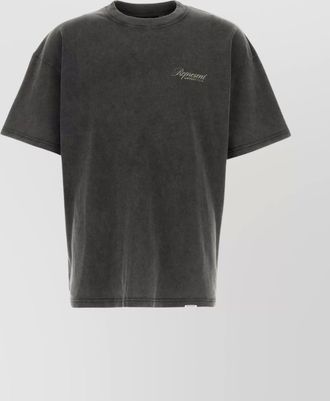 Represent cotton logo print short sleeve t-shirt