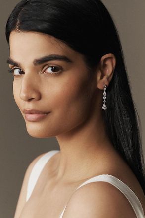 Nadri Halle Long Linear Drop Earrings