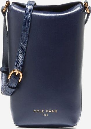 Cole Haan Womens Clarisse Phone Crossbody - Blue