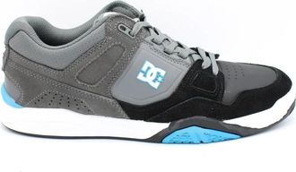 DC Leren Veterschoenen met Su&egrave;de Inzetstukken - Heren - Sneakers - Veelkleurig - 44 EU - Su&egrave;de - Schoenen