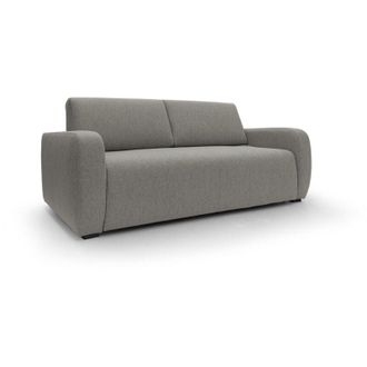 Divani.Store Divani.store - Duna Sofá cama convertible con colchón de 20 cm de tela suave flameada e impermeable 215 cm (mat. 160x197) Taupe