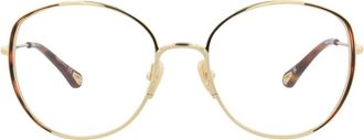 Chlo&eacute; Round-Frame Metal Optical Frames
