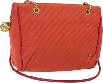 Bally Vintage Shoulder Bag Nylon Nylon Shoulder Bag Bag (Pre-Owned)