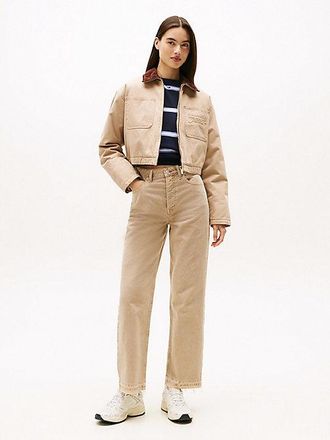 Tommy Hilfiger Raw Hem Slim Straight Leg Jeans