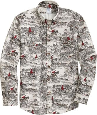 Brooks Brothers Camicia con stampa - Bianco