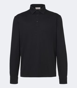 Agnona Cotton and silk polo shirt