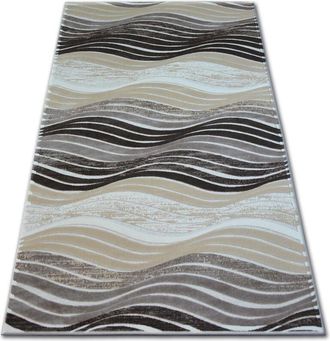 RugsX Rugsx - Carpet acrylic yazz 1760 Brown/D.beige brown 80x150 cm