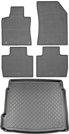 OEM Peugeot 508 Ii / 508 Ii Hybrid Sed&aacute;n (4 Puertas) Desde Noviembre De 2018. Juego De Alfombrillas De Goma Para Coche Y Alfombrilla Para Maletero
