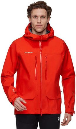 Mammut Crater Pro Hs Hooded Jacket - Mens in Mammut Red at Nordstrom, Size X-Large