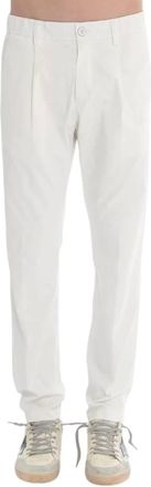 Herno Heren, Broeken, Wit, Maat: XS