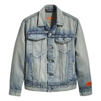 Heron Preston x Levis Trucker Jacket Concrete Vintage Wash HMYE006S209250077300