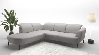 Sit&more Ecksofa »Zoe« ink.Sitztiefenverstellung, wahlweise mit Kopfteilverstellung