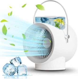 Angel Cerd&aacute; Ventilador Pulverizador Usb Port&aacute;til - Dep&oacute;sito De Agua De 350 Ml - Refrigeraci&oacute;n Instant&aacute;nea - Ideal Para El Hogar, La Oficina Y El Camping - Recarga