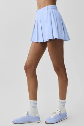 Alo | Rally Tennis Skirt in Light Provence Blue, Size: Medium